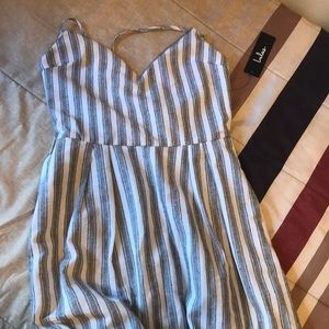 Stripped summer dress